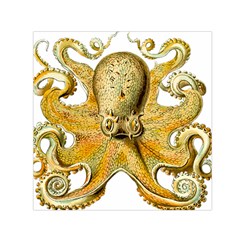 Gold Octopus Small Satin Scarf (Square)