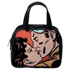 Retrocouplekissing Classic Handbag (one Side) by vintage2030