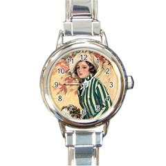 Cosmopolitan Fc November 1917 Round Italian Charm Watch by vintage2030