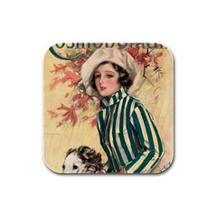 Cosmopolitan Fc November 1917 Rubber Square Coaster (4 Pack)  by vintage2030