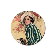 Cosmopolitan Fc November 1917 Rubber Coaster (round)  by vintage2030