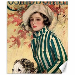 Cosmopolitan Fc November 1917 Canvas 8  X 10  by vintage2030