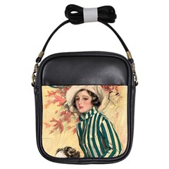 Cosmopolitan Fc November 1917 Girls Sling Bag by vintage2030