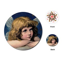 Angel 1866592 1920 Playing Cards (round)  by vintage2030