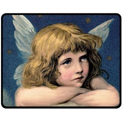 Angel 1866592 1920 Fleece Blanket (medium)  by vintage2030