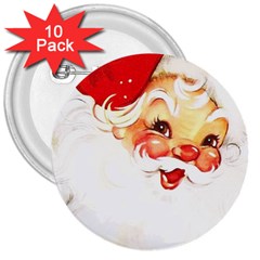 Santa Claus 1827265 1920 3  Buttons (10 Pack) 