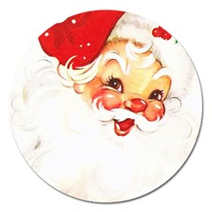 Santa Claus 1827265 1920 Magnet 5  (round) by vintage2030