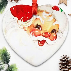 Santa Claus 1827265 1920 Heart Ornament (two Sides) by vintage2030