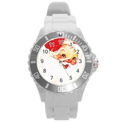 Santa Claus 1827265 1920 Round Plastic Sport Watch (l) by vintage2030