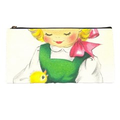 Girl 1731722 1920 Pencil Cases by vintage2030