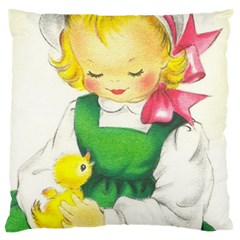 Girl 1731722 1920 Large Cushion Case (two Sides) by vintage2030