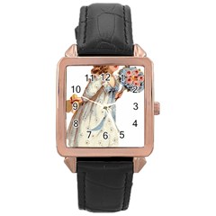 Child 1718357 1920 Rose Gold Leather Watch  by vintage2030