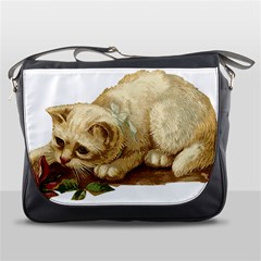 Cat 1827211 1920 Messenger Bag by vintage2030