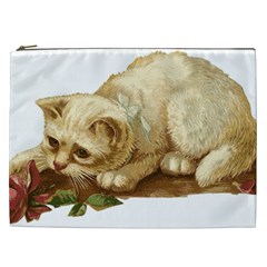 Cat 1827211 1920 Cosmetic Bag (xxl) by vintage2030