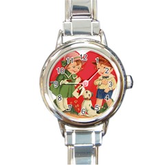 Children 1731738 1920 Round Italian Charm Watch by vintage2030