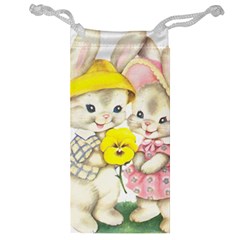 Rabbits 1731749 1920 Jewelry Bag by vintage2030