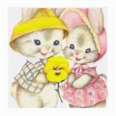 Rabbits 1731749 1920 Medium Glasses Cloth (2-side) by vintage2030