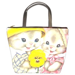 Rabbits 1731749 1920 Bucket Bag by vintage2030