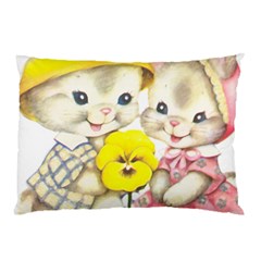 Rabbits 1731749 1920 Pillow Case (two Sides) by vintage2030