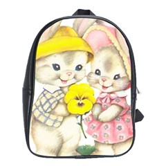 Rabbits 1731749 1920 School Bag (xl) by vintage2030