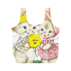 Rabbits 1731749 1920 Full Print Recycle Bag (m) by vintage2030