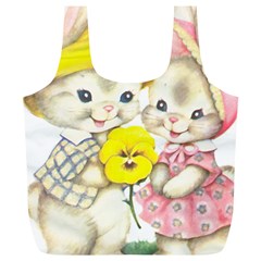 Rabbits 1731749 1920 Full Print Recycle Bag (xl) by vintage2030