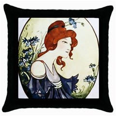 Vintage 1650593 1920 Throw Pillow Case (black) by vintage2030