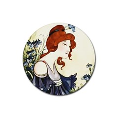 Vintage 1650593 1920 Rubber Round Coaster (4 Pack)  by vintage2030