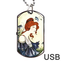 Vintage 1650593 1920 Dog Tag Usb Flash (two Sides) by vintage2030