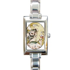 Lady 1650603 1920 Rectangle Italian Charm Watch by vintage2030