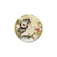 Lady 1650603 1920 Golf Ball Marker by vintage2030