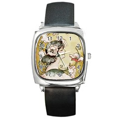 Lady 1650603 1920 Square Metal Watch by vintage2030