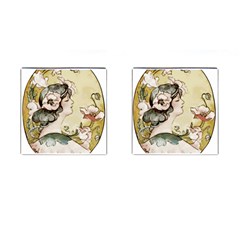 Lady 1650603 1920 Cufflinks (square)