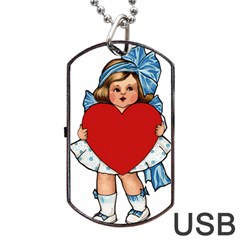 Child 1718349 1920 Dog Tag Usb Flash (two Sides) by vintage2030