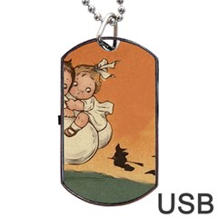 Halloween 1461955 1920 Dog Tag Usb Flash (two Sides) by vintage2030