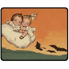 Halloween 1461955 1920 Double Sided Fleece Blanket (medium)  by vintage2030