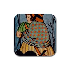 Witch 1462701 1920 Rubber Square Coaster (4 Pack)  by vintage2030