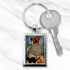 Witch 1462701 1920 Key Chains (rectangle)  by vintage2030