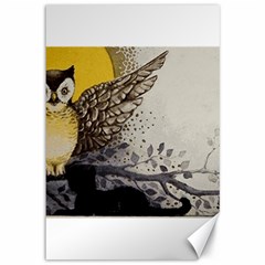 Owl 1462736 1920 Canvas 12  X 18  by vintage2030