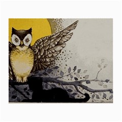 Owl 1462736 1920 Small Glasses Cloth (2-side) by vintage2030