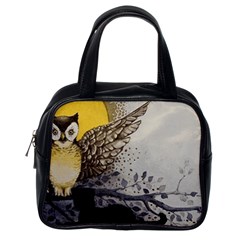 Owl 1462736 1920 Classic Handbag (one Side) by vintage2030