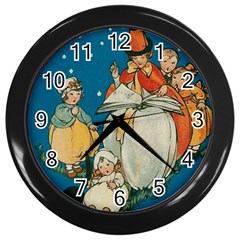 Witch 1461949 1920 Wall Clock (black) by vintage2030