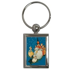 Witch 1461949 1920 Key Chains (rectangle)  by vintage2030