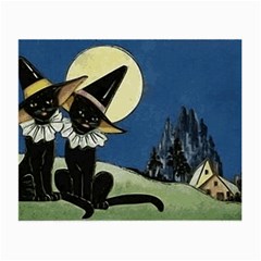 Black Cat 1462738 1920 Small Glasses Cloth by vintage2030