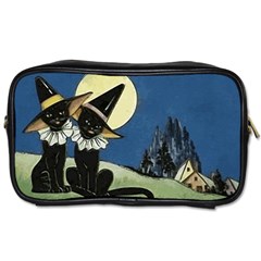 Black Cat 1462738 1920 Toiletries Bag (two Sides) by vintage2030