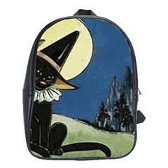 Black Cat 1462738 1920 School Bag (xl) by vintage2030