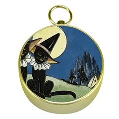 Black Cat 1462738 1920 Gold Compasses by vintage2030