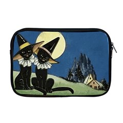 Black Cat 1462738 1920 Apple Macbook Pro 17  Zipper Case by vintage2030