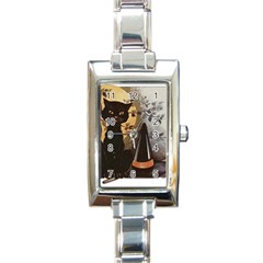 Owls 1461952 1920 Rectangle Italian Charm Watch by vintage2030