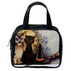 Owls 1461952 1920 Classic Handbag (one Side) by vintage2030